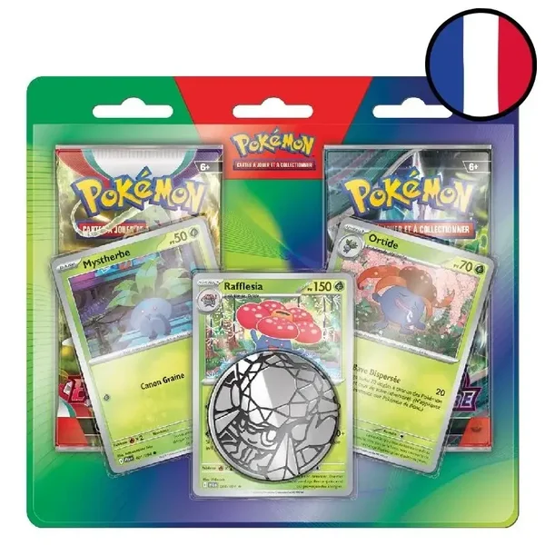 Rafflesia 2-pack blister March 2026 - Pokémon FR Enhanced