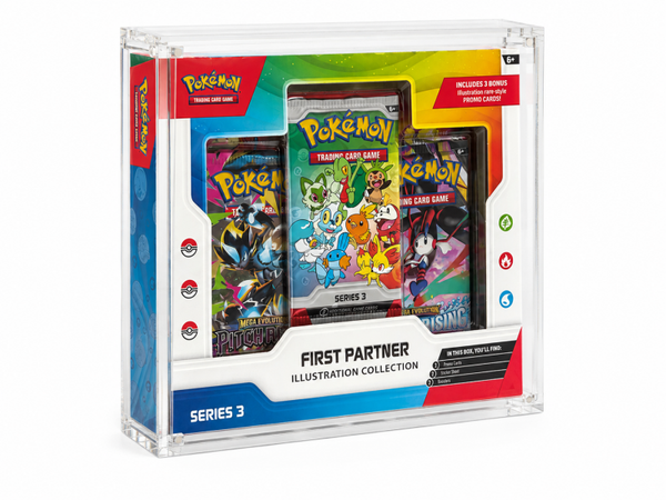 Magnetic Acrylic Case acryl for Pokémon First Partner Illustration Collection Series 3 | UV Display Protector
