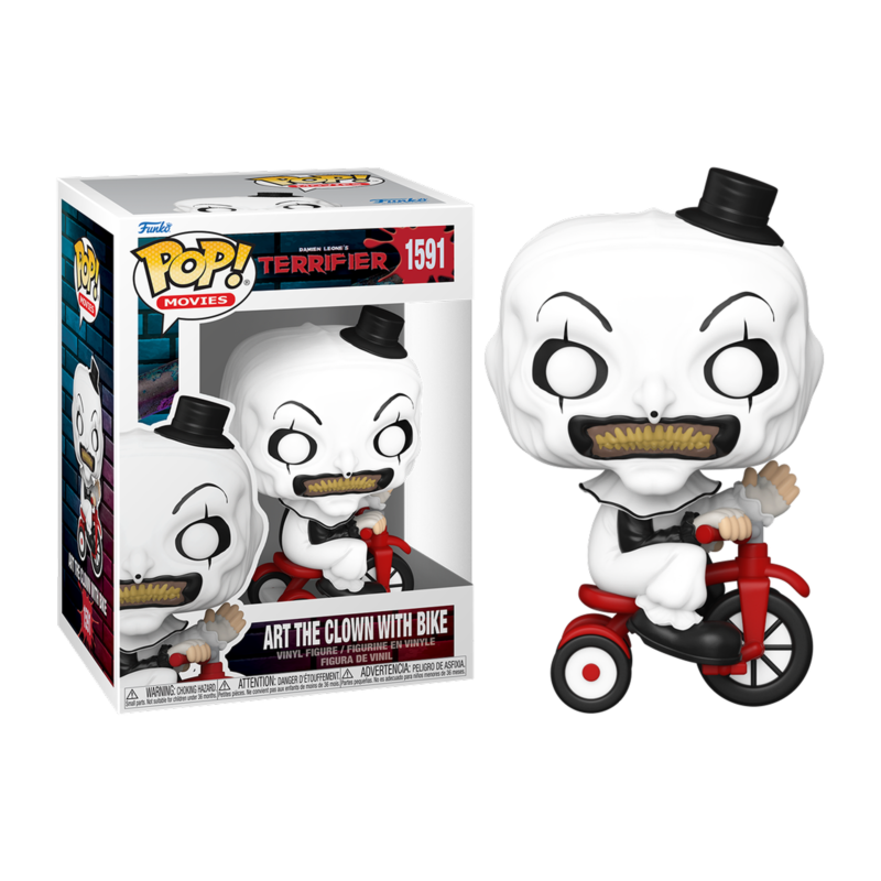 Funko Pop! Movies #1591 Art the Clown with Bike – Terrifier Vinyl Figure