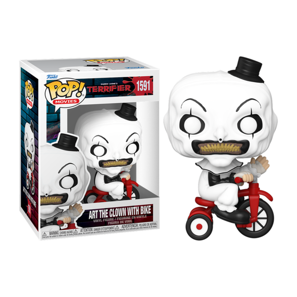 Funko Pop! Movies #1591 Art the Clown with Bike – Terrifier Vinyl Figure