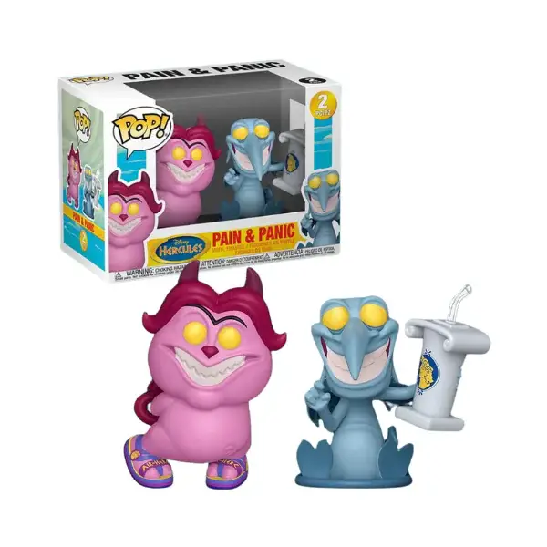 Funko POP! Disney Hercules – Pain & Panic 2-Pack Vinyl Figures | Villains Sidekicks |