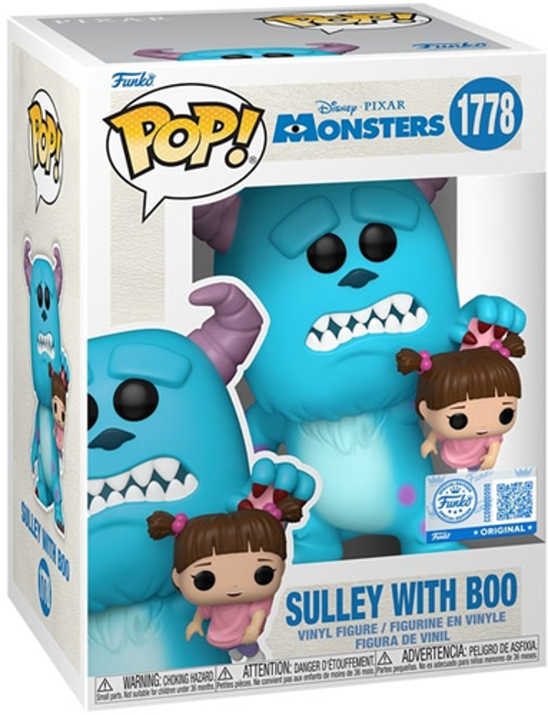 Sulley with Boo #1778 Funko Pop! Disney Monsters Inc. Vinyl