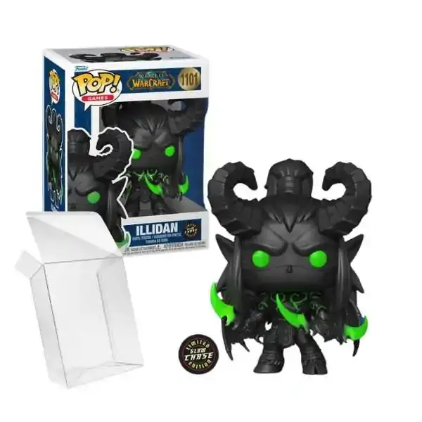 FUNKO POP! GAMES: WORLD OF WARCRAFT – ILLIDAN #1101 GLOW CHASE