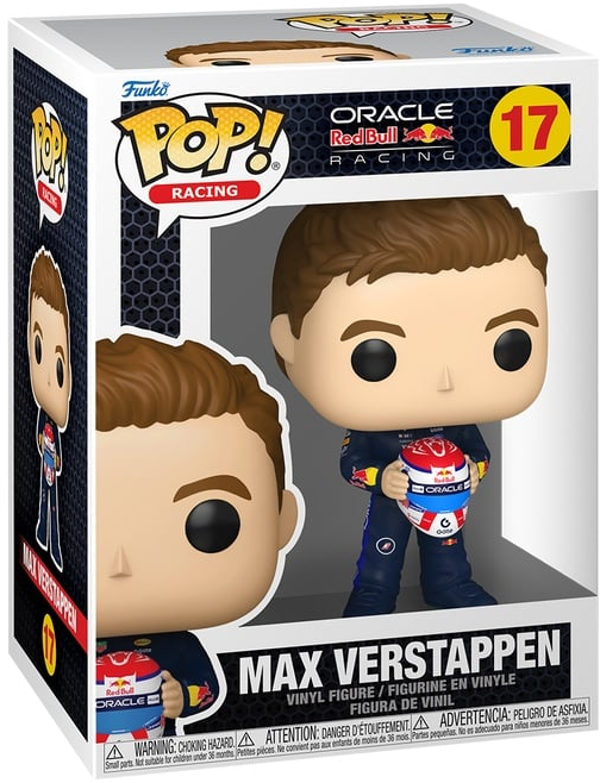 Funko Pop Racing Max Verstappen 17 Oracle Red Bull Racing F1