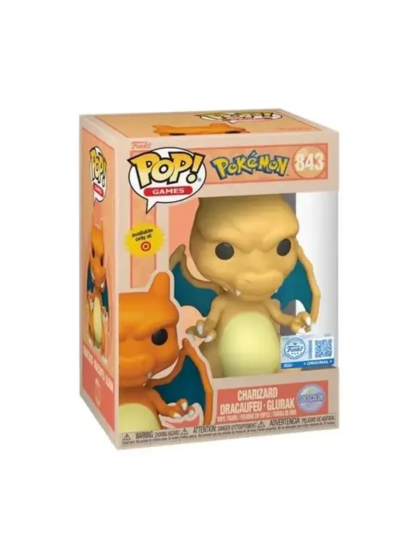 Funko Pop! Pokémon Charizard #843 Soft Color Vinyl Figure