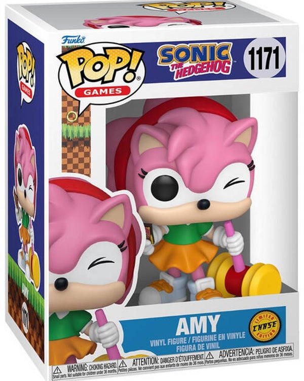 Funko Pop! Games Sonic the Hedgehog Amy Rose #1171 Chase Limited Edition Vinyl Figure