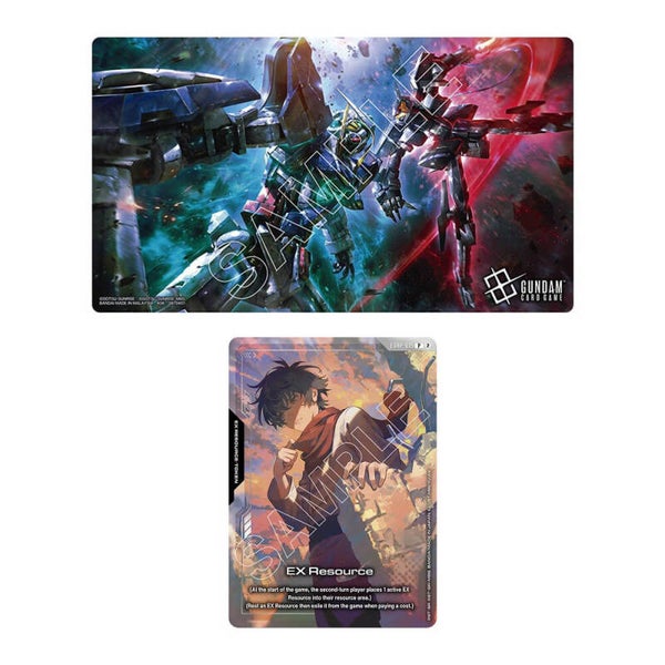 Playmat Gundam 00 Official & EX Resource Card EXRP-015 promo