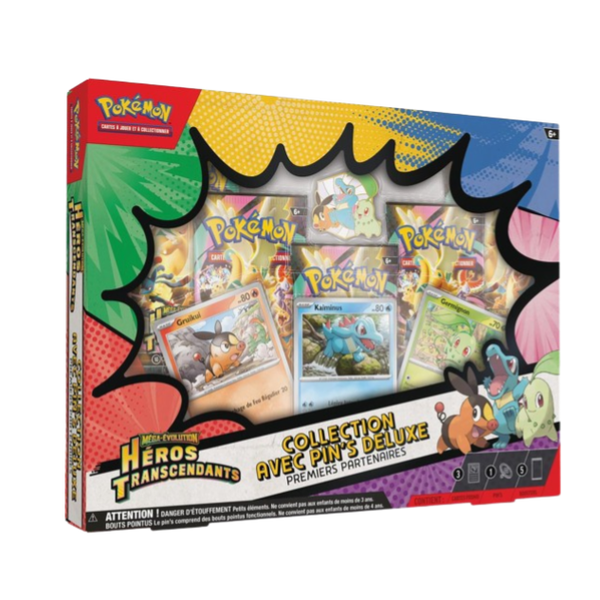 Coffret Pokémon héros Transcendants ME2.5 Pin's Deluxe French