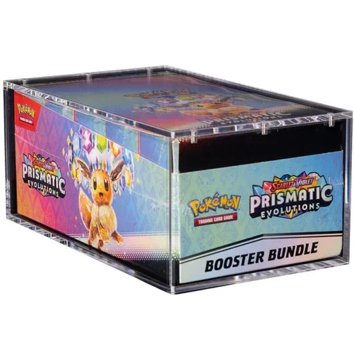 Booster Bundle Display Acrylic Case 8mm Thick Magnetic Protective pokemon