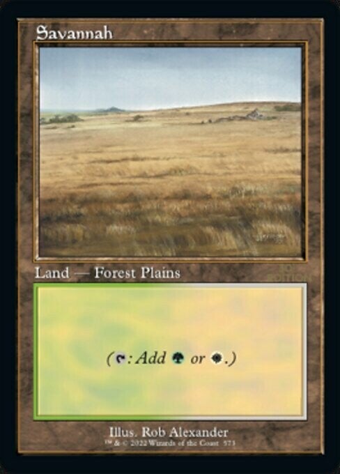 Savannah (Retro Frame) 30th Anniversary Edition single card