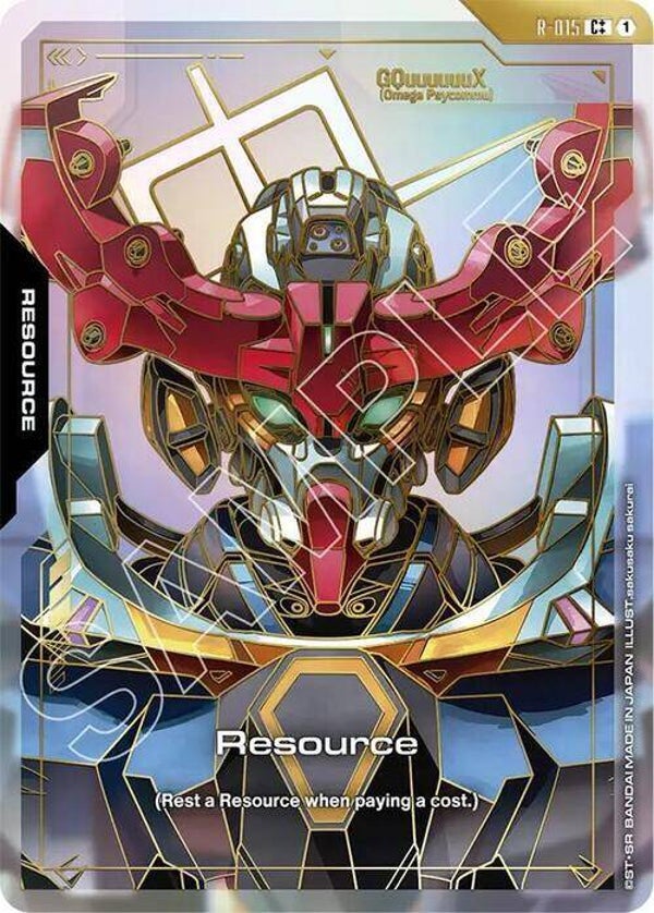 Resource (C++) – GD-02: Dual Impact | Gundam Card Game Holo Foil Bandai TCG