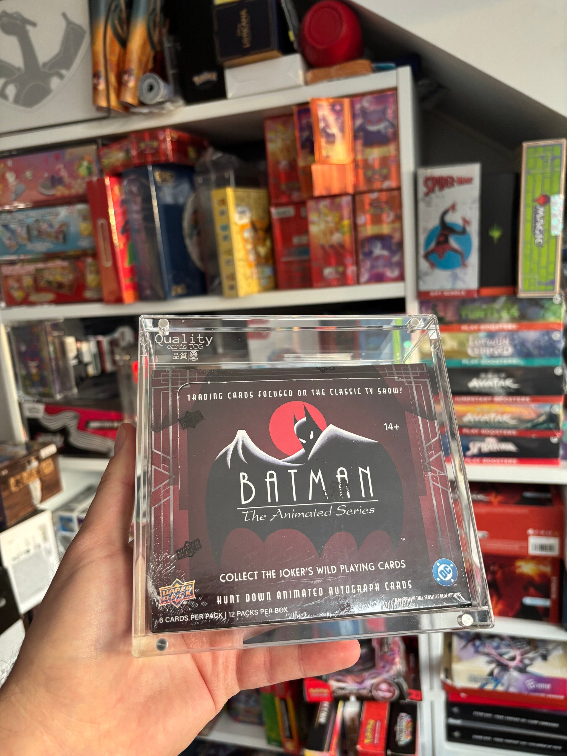 Upper Deck Brand Acryl Acrylic Booster Box Display Case – Magnetic UV Protection Holder