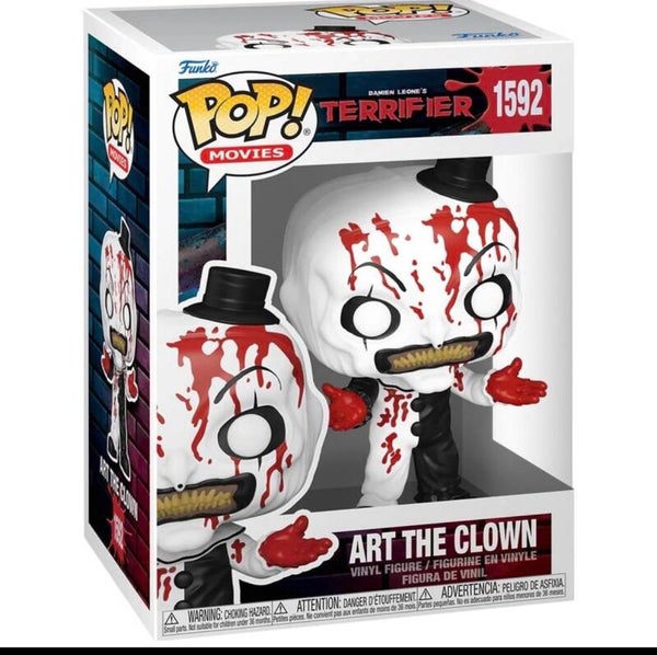 Funko Pop! Terrifier Art the Clown #1592 – Bloody Vinyl Figure