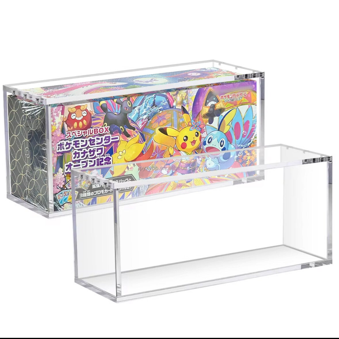 Acrylic acryl Case for Pokémon Center Exclusive Boxes (Tohoku, Hiroshima, Fukuoka) – Premium Magnetic Display Protector– Japan