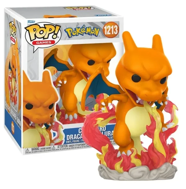 Funko Pop! Pokémon Charizard #1213 – Premium Fire Attack Vinyl Figure