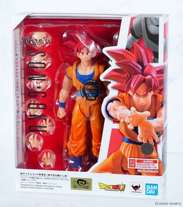 S.H.Figuarts Super Saiyan God Son Goku (God Aura) – Dragon Ball Super – Bandai