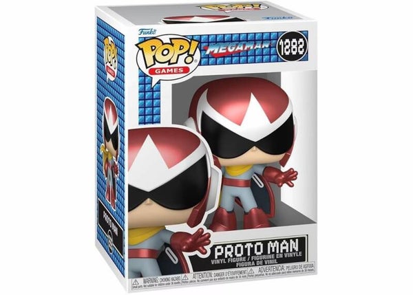 Funko Pop! Games Mega Man Proto Man #1282 Vinyl Figure Boxed Capcom