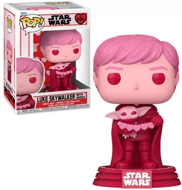 Star Wars funko Pop  - Luke & Grogu (Valentine Edition) #494