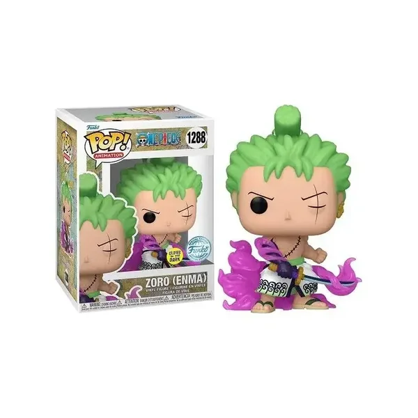 One Piece funko POP!  Zoro Enma Exclusive #1288 GLOW in Dark