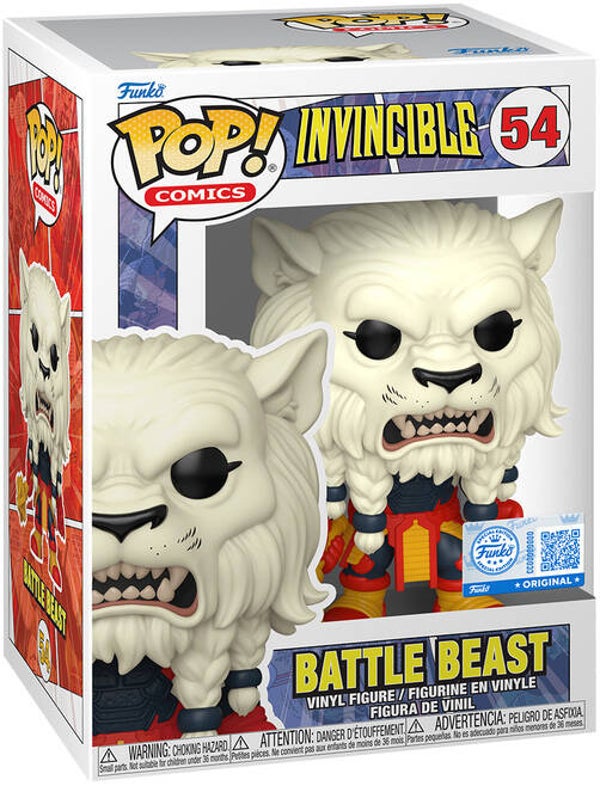Funko Pop! Comics #54 Battle Beast – Invincible Special Edition Vinyl Figure – Rare Collectible