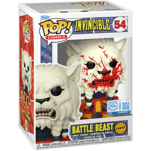 Funko Pop! Battle Beast #54 Chase – Invincible Comics Special Edition – Bloody Variant – Vinyl Figure