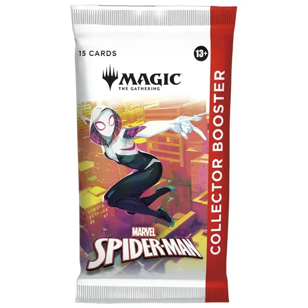 1x MTG Marvel Spider-Man Collector Booster Pack (Sealed) | 15 Cards Magic The Gathering