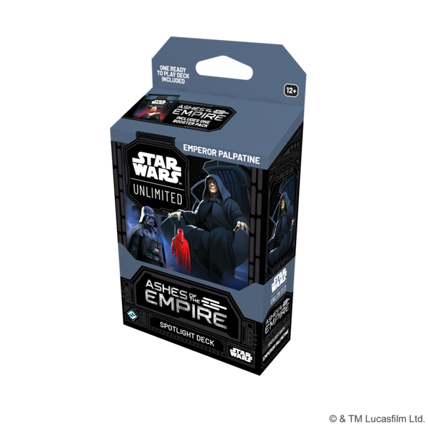 Spotlight deck Ashes of the Empire Emperor Palpatine Star Wars unlimited