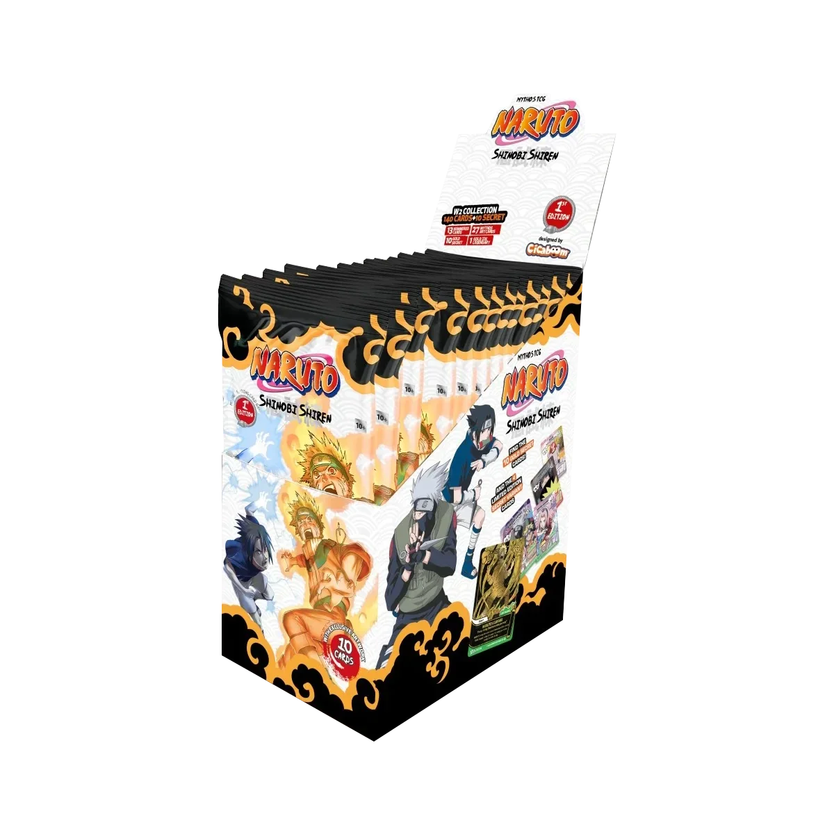 Naruto Mythos – Set 02: Shinobi Shiren Booster Box (24 Packs) | 1st Edition | English