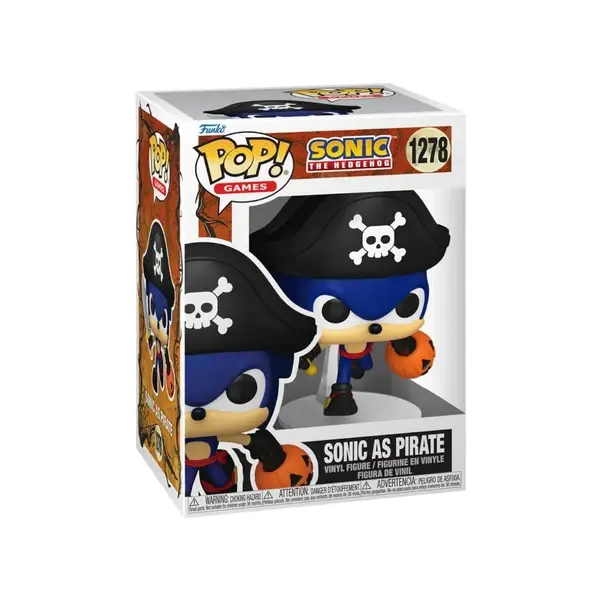 Funko Pop! Sonic the Hedgehog #1278 – Sonic as Pirate – Halloween
