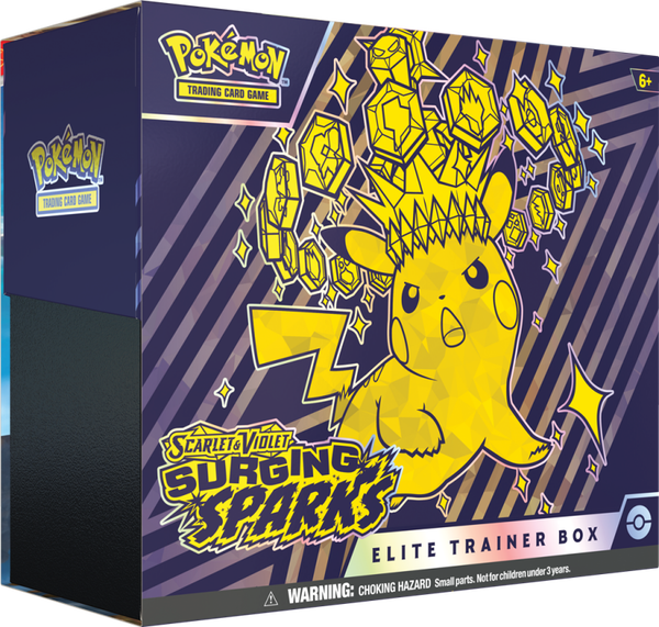 Pokemon TCG SV08 SURGING SPARKS ETB Elite trainer Box