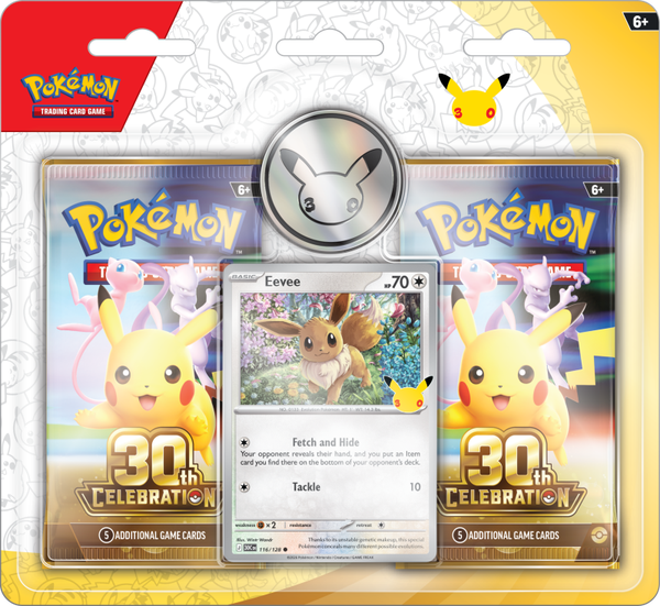 Pokémon TCG 30th Anniversary 2-Pack Blister – Eevee Promo
