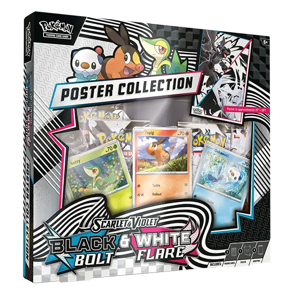 Pokemon - Scarlet & Violet Black Bolt and White Flare Poster Collection