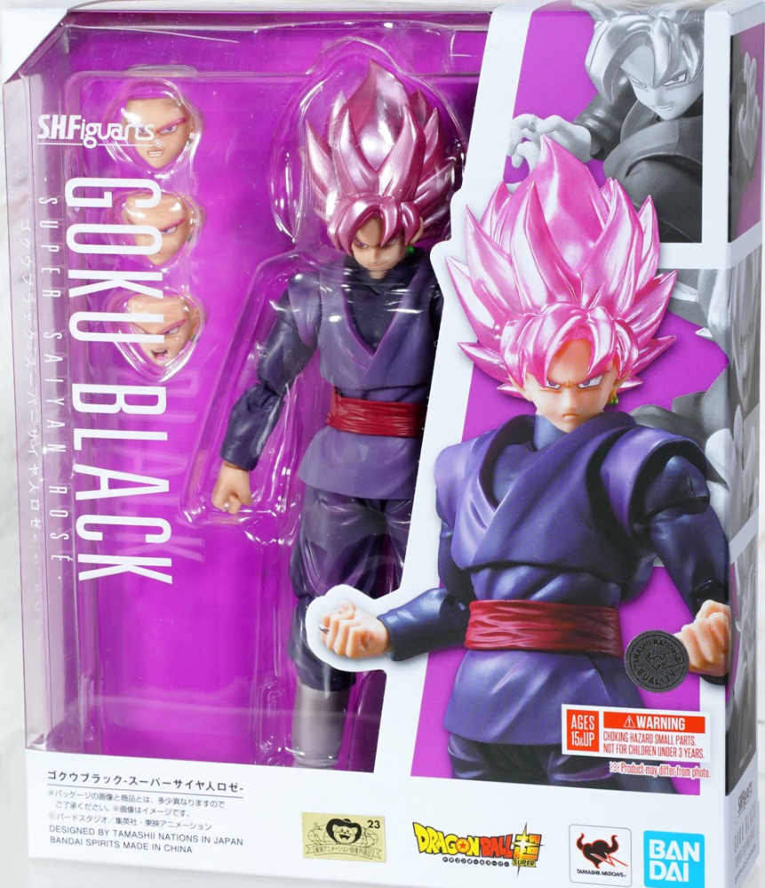 S.H.Figuarts Goku Black Super Saiyan Rosé – Dragon Ball Super Figure Bandai