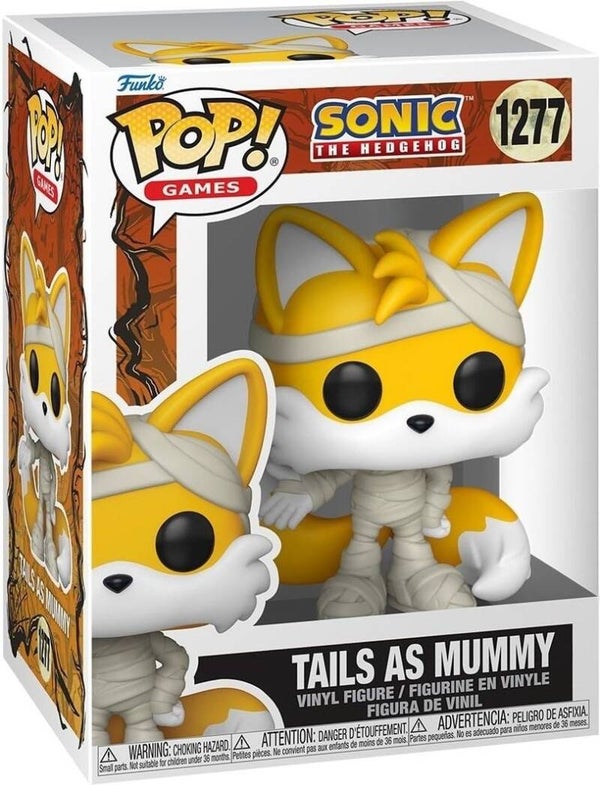 Funko Pop! Sonic the Hedgehog #1277 – Tails as Mummy Halloween