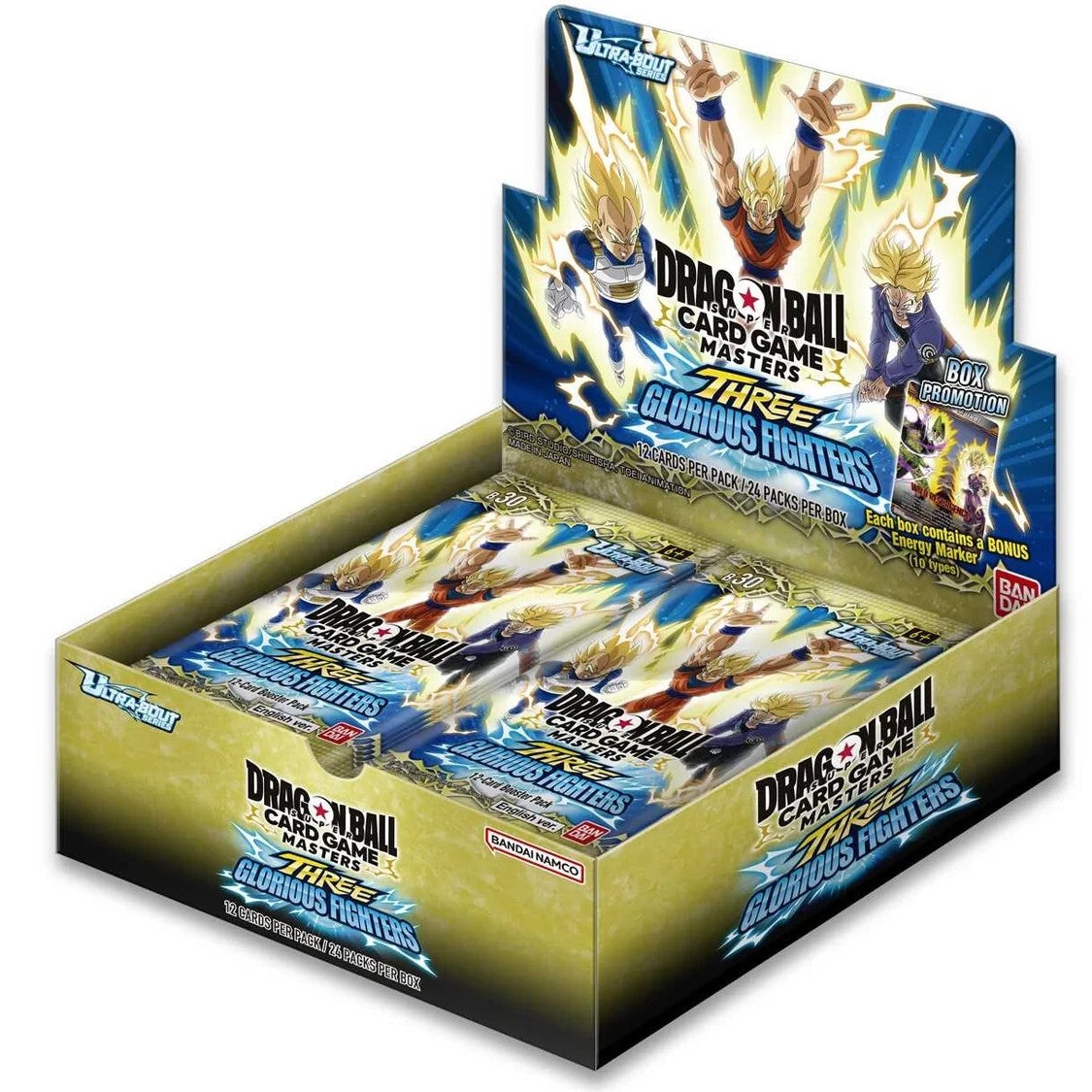 Dragon Ball SCG Three Glorious Fighters B30 Booster Box