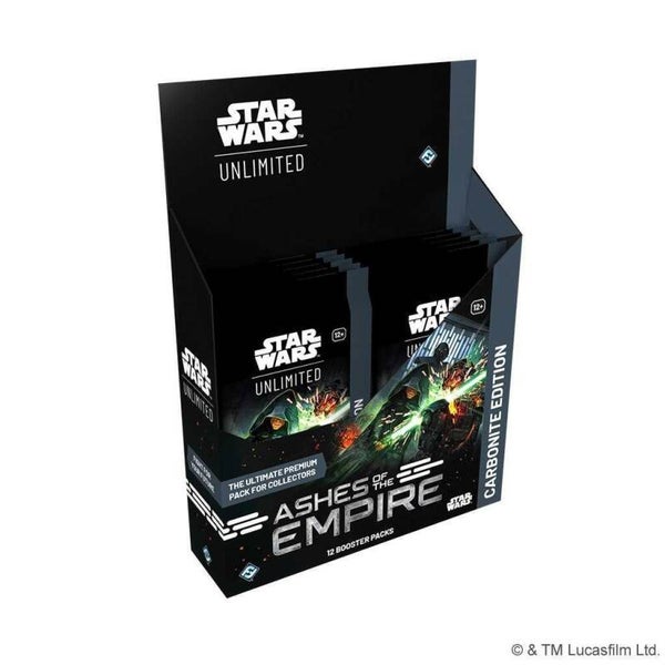 Star Wars Unlimited Ashes of the Empire Carbonite Booster Display Box | Factory Sealed | 12 Packs