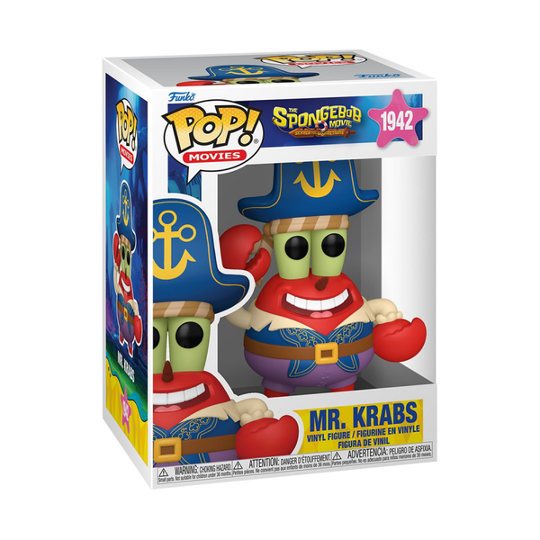 Funko Pop! 1942 Mr. Krabs Pirate – SpongeBob for SquarePants