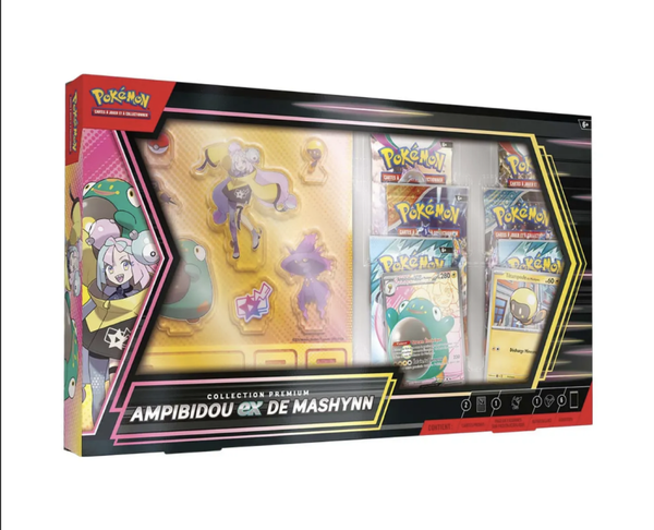 Coffret Collection Premium Ampibidou ex de Mashynn - scelle - Français - Pokemon -