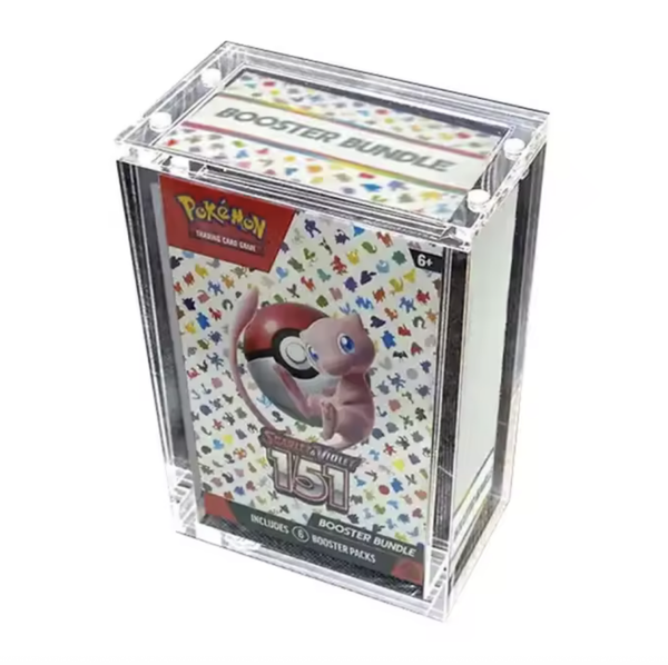 Pokemon Booster Bundle Acrylic Case 8mm Thick Magnetic