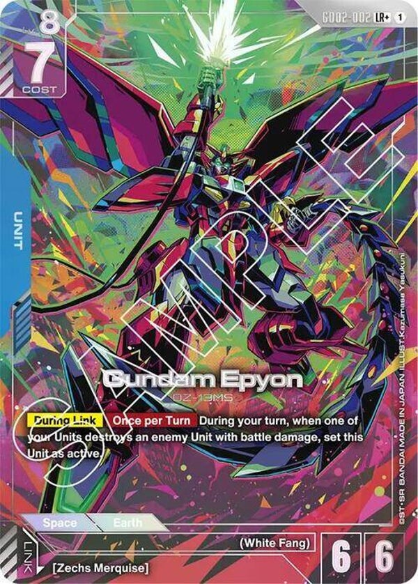 Gundam Epyon (LR+) GD-02 Dual Impact – Gundam Card Game