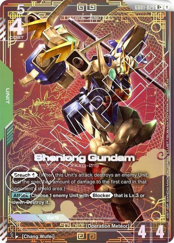Shenlong Gundam R+ GD01-023 Newtype Rising Gundam Card Game