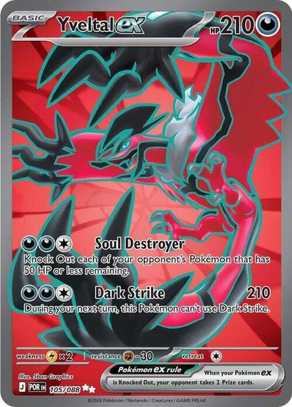 Yveltal ex (Full-Art | 105/088) – Perfect Order – English pokemon card