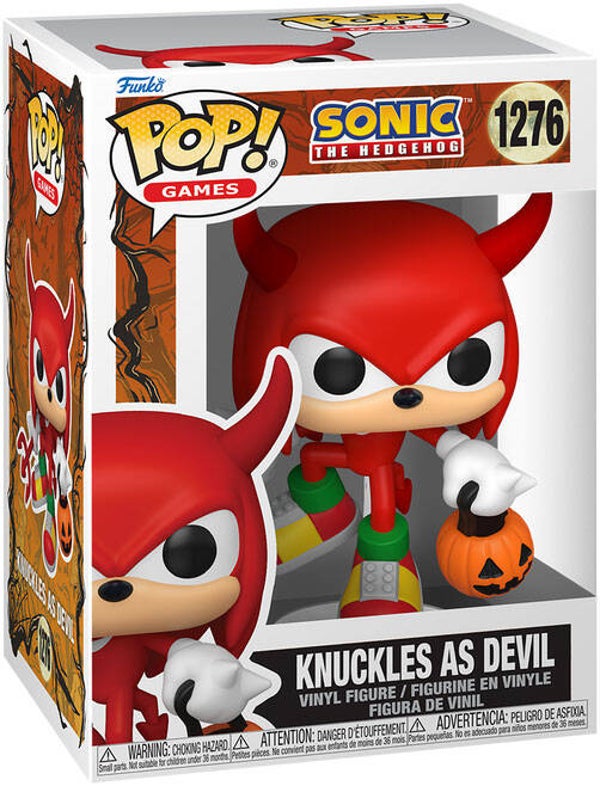 Funko Pop! Sonic #1276 – Knuckles as Devil Halloween Vinyl Figure
