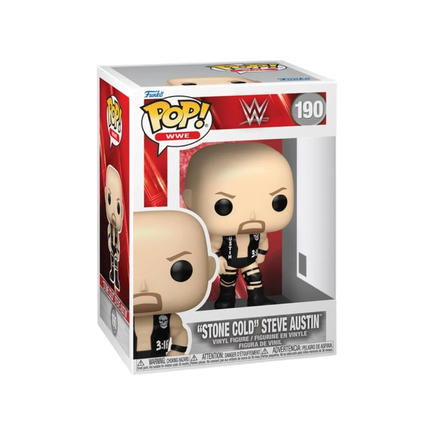 Funko Pop! WWE #190 “Stone Cold” Steve Austin Vinyl Figure – Collectible WWE Legend
