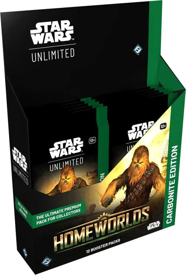 Star Wars Unlimited Homeworlds Carbonite Booster Box  12 packs