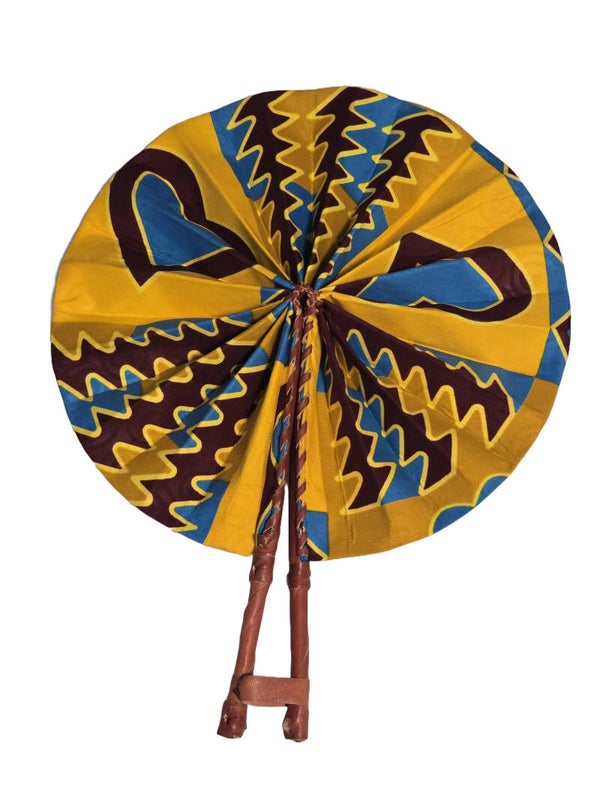 Afrikaanse Handwaaier – Ankara Print (Multi Colors)
