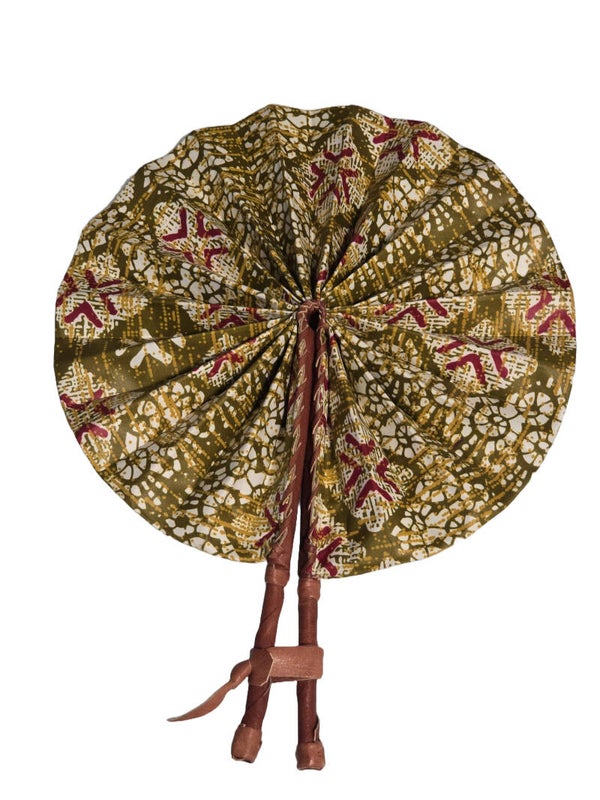 Afrikaanse Handwaaier – Ankara Print (Multi Colors)