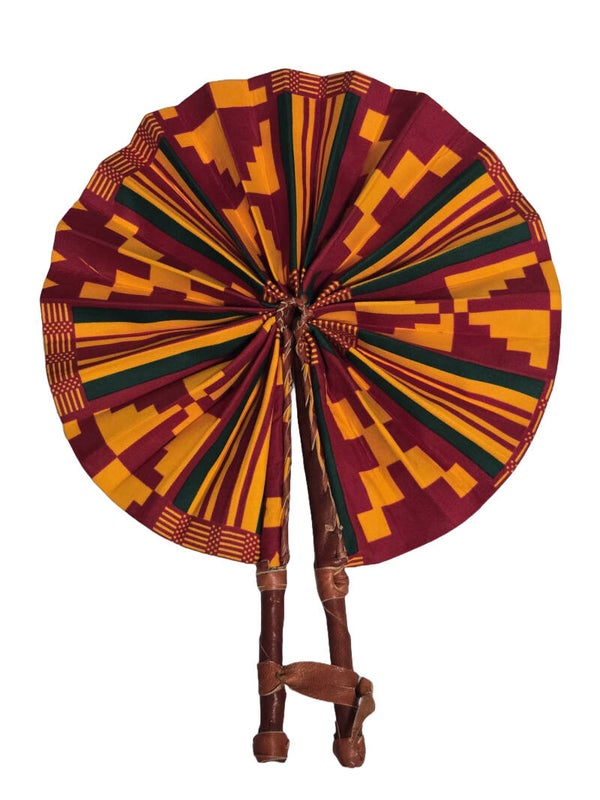 Afrikaanse Handwaaier – Ankara Print (Multi Colors)