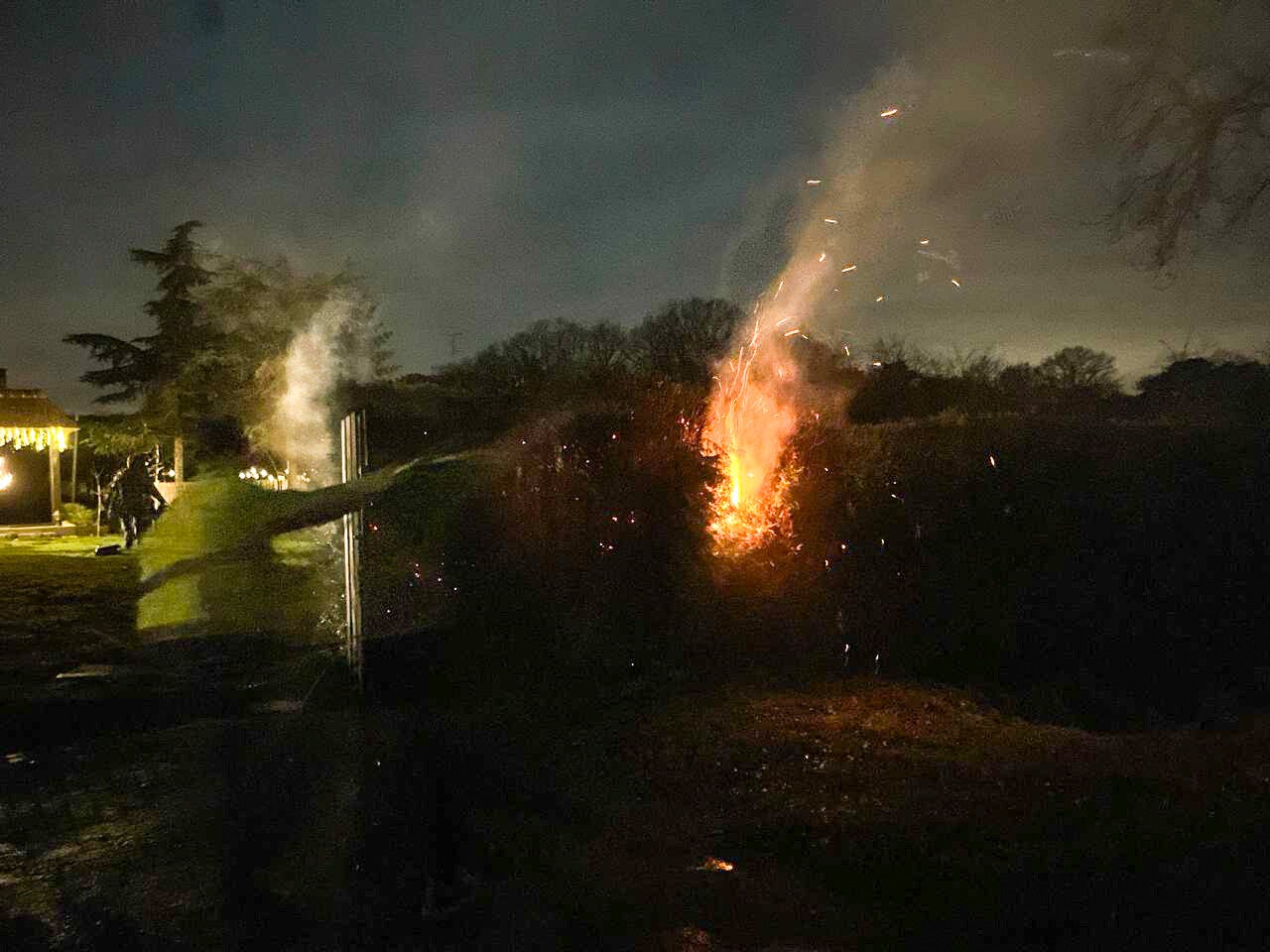 Heg in Boel in brand