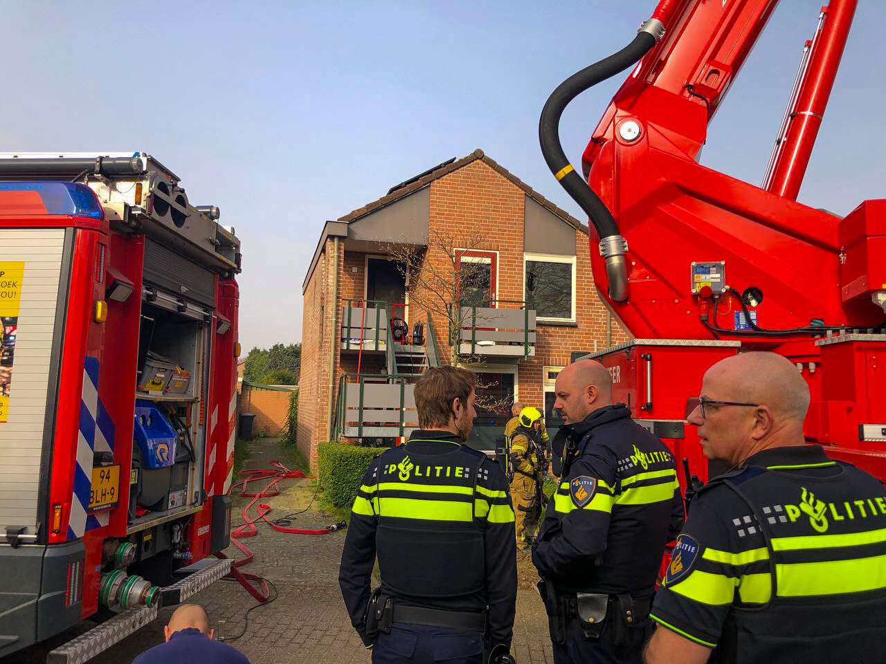 Bankstel vat vlam in appartement Erp